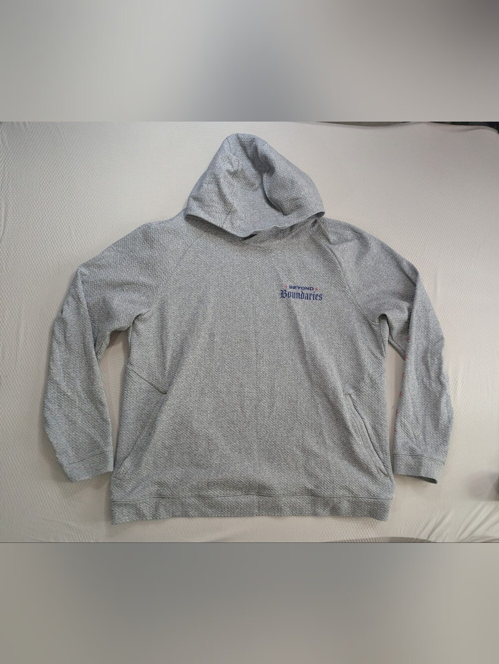 Washington Wizards Lululemon Sz 2XL City Edition Men's At Ease Hoodie Grey